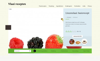 vlaairecepten.nl screenshot