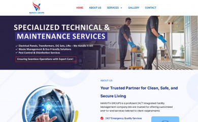 vmanvithgroups.in screenshot