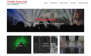 vmasound.nl screenshot