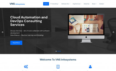 vnsinfosystems.com screenshot