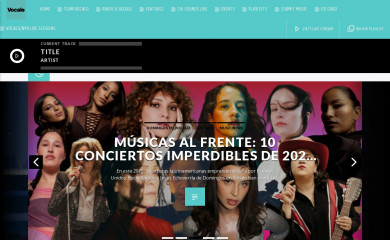 vocalo.org screenshot