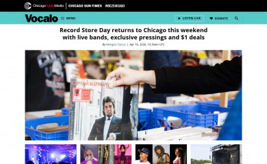 vocalo.org screenshot