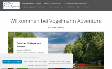 vogelmann-adventure.de screenshot
