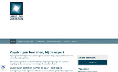 vogelringenbestellen.nl screenshot