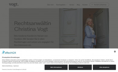 vogt-kanzlei.de screenshot