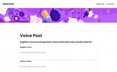 voice-pool.com screenshot