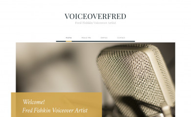 voiceoverfred.com screenshot