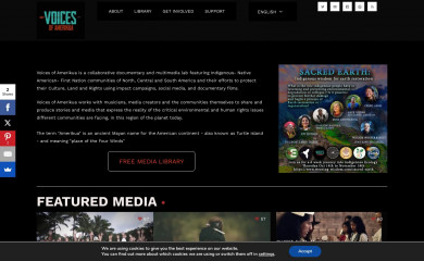 voicesofamerikua.net screenshot