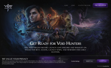 voidhunters.com screenshot