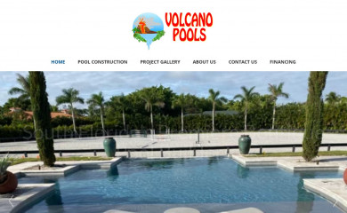 volcanopools.com screenshot