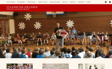 volksliedwerk.at screenshot