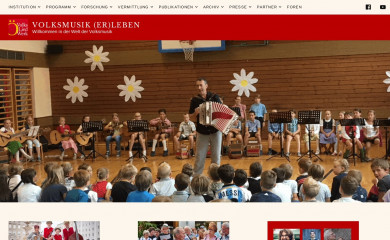 volksliedwerk.at screenshot