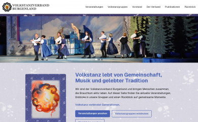 volkstanzverband-burgenland.at screenshot