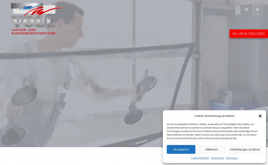 vollgmbh.de screenshot
