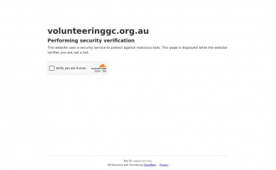 volunteeringgc.org.au screenshot