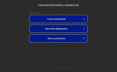 vom-bayrischen-loewen.de screenshot