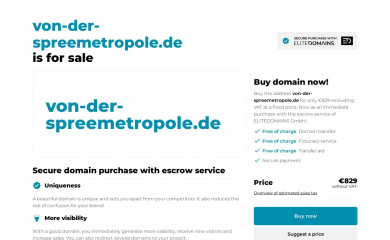 von-der-spreemetropole.de screenshot