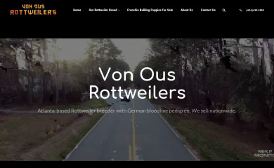vonousrottweilers.com screenshot