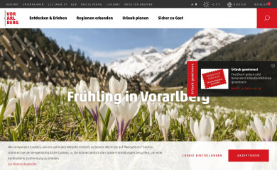 vorarlberg.travel screenshot