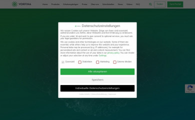 vorfina.de screenshot