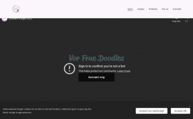 vorfruedoodles.dk screenshot