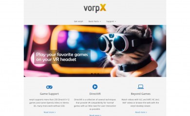 vorpx.com screenshot