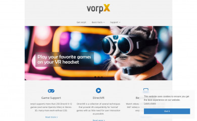 vorpx.com screenshot