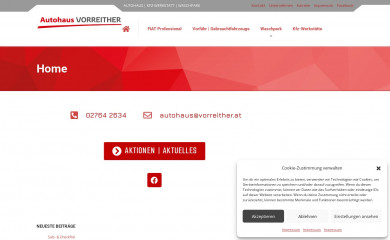 vorreither.at screenshot