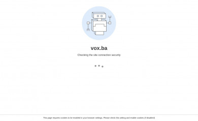 vox.ba screenshot