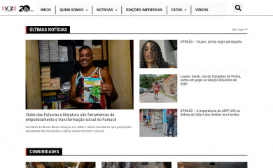 vozdascomunidades.com.br screenshot