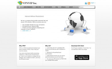 vpnvip.com screenshot