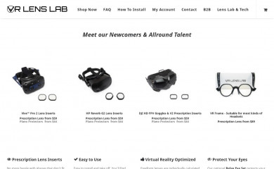 vr-lens-lab.com screenshot