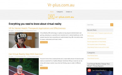 vr-plus.com.au screenshot