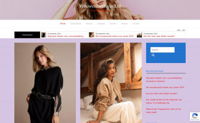 vrouwenboulevard.nl screenshot