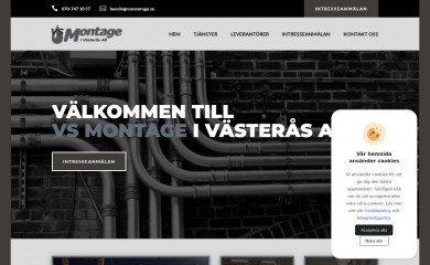 vsmontage.se screenshot