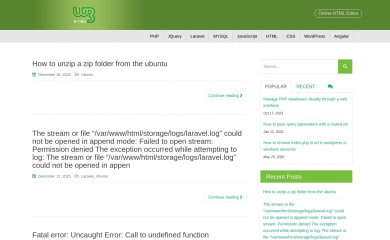 w3-html.com screenshot