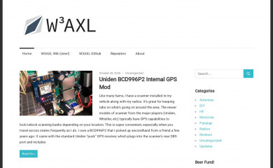 w3axl.com screenshot