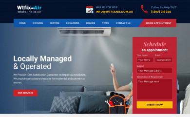 wtfixair.com.au screenshot