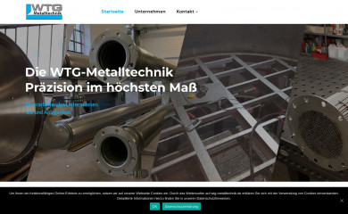 wtg-metalltechnik.de screenshot