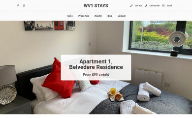 wv1stays.co.uk screenshot
