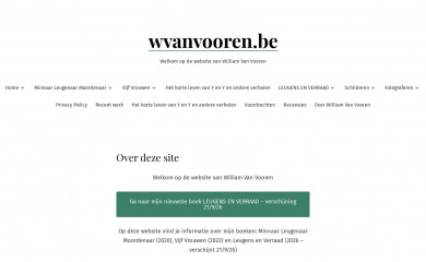 wvanvooren.be screenshot