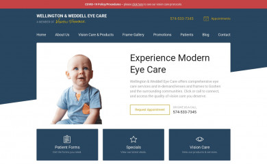 wweyecare.com screenshot