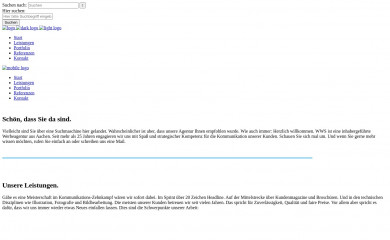 wws-werbeagentur.de screenshot