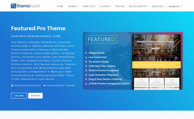 www.themehunk.com/product/featured/ screenshot