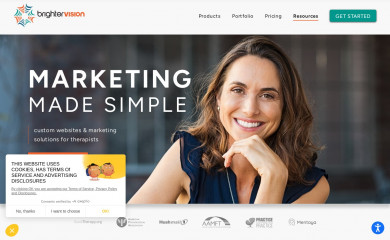 www.brightervision.com screenshot