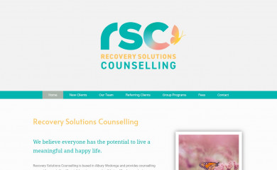 www.recoverysolutionscounselling.com.au screenshot