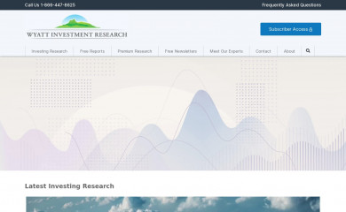 wyattresearch.com screenshot