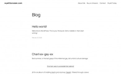 wyatttorosian.com screenshot
