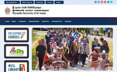 wyb.ac.lk screenshot