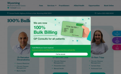 wyomingmedicalcentre.com.au screenshot
